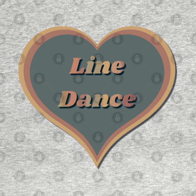 Line dance heart by Bailamor
